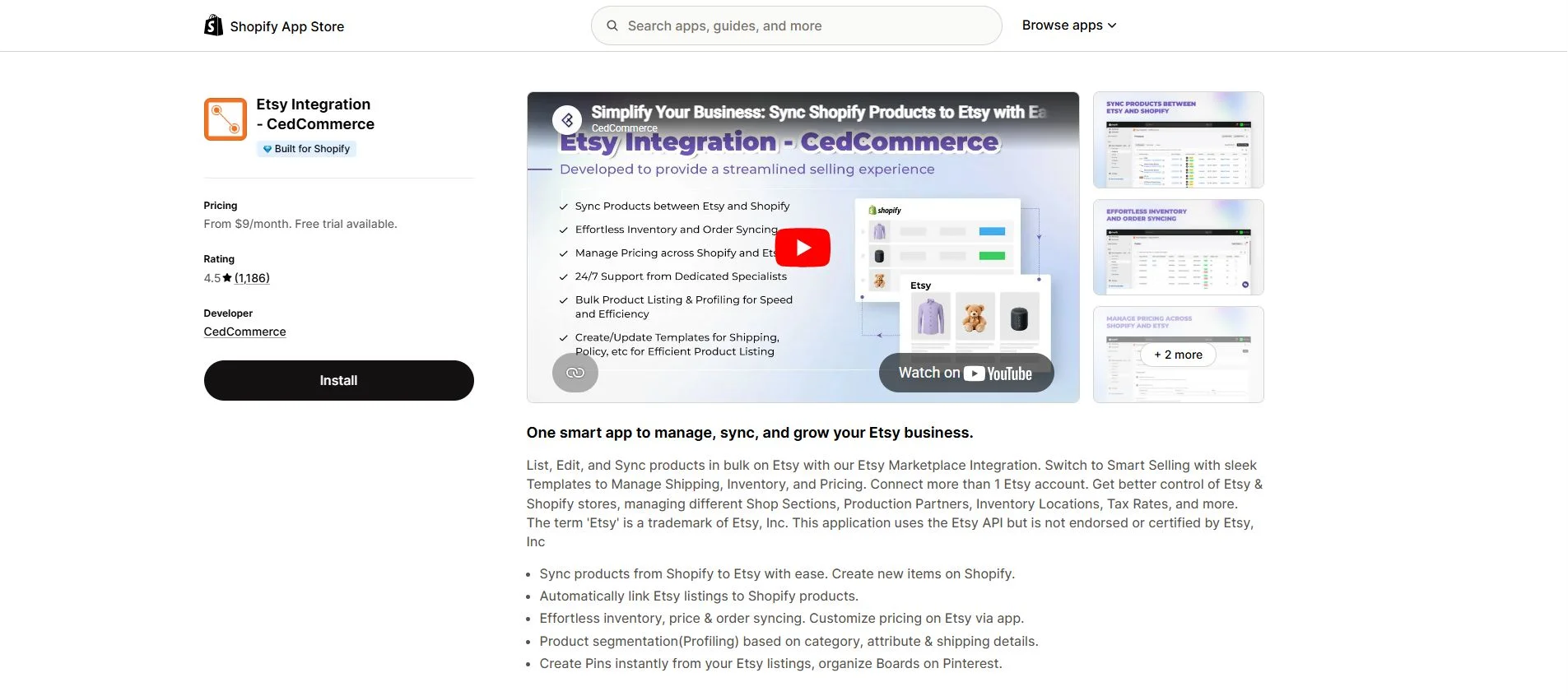 CedCommerce Shopify app