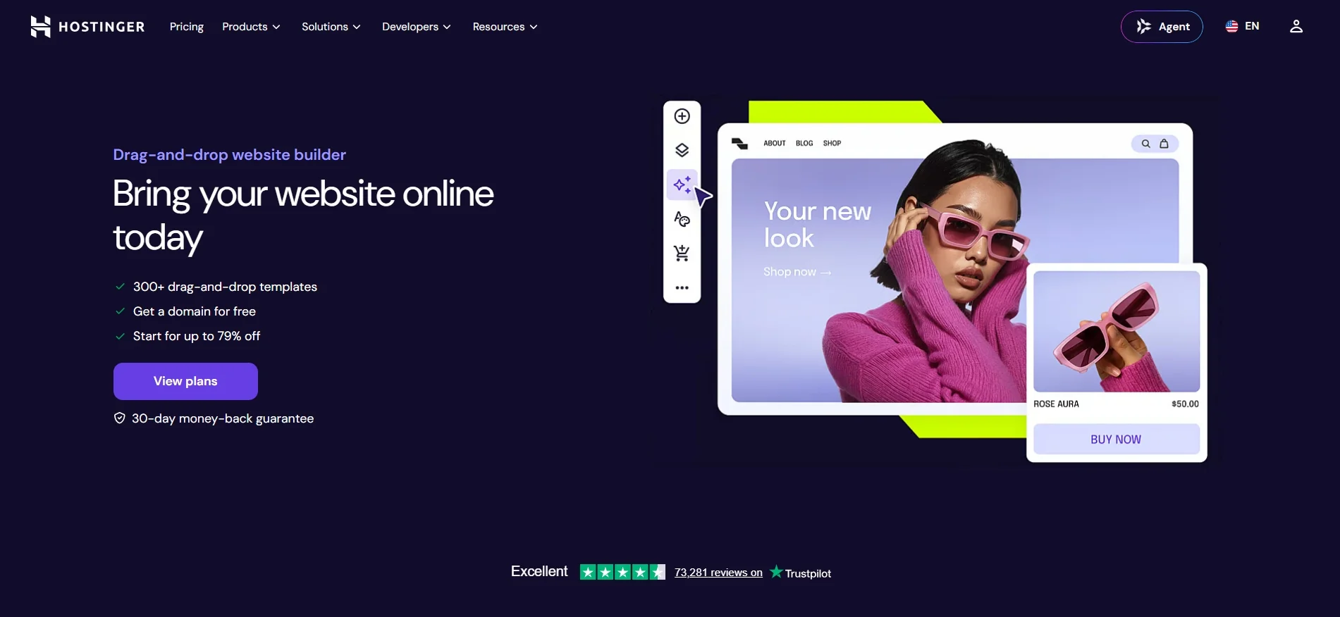 Hostinger website builder