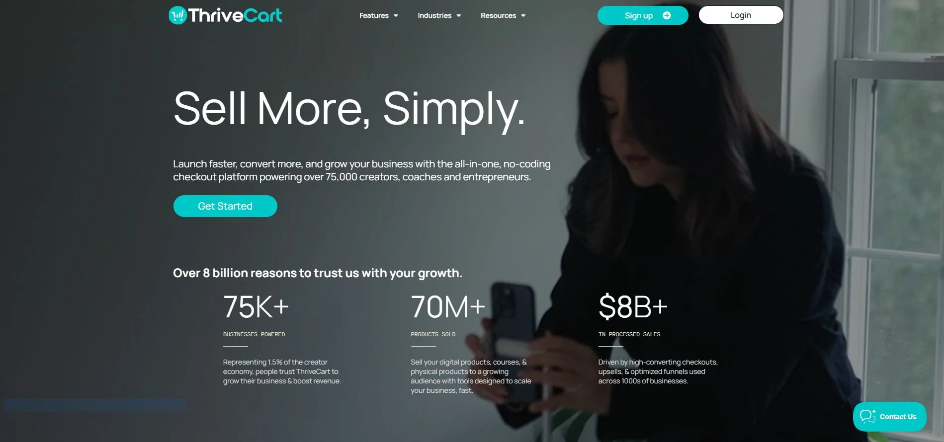 ThriveCart website