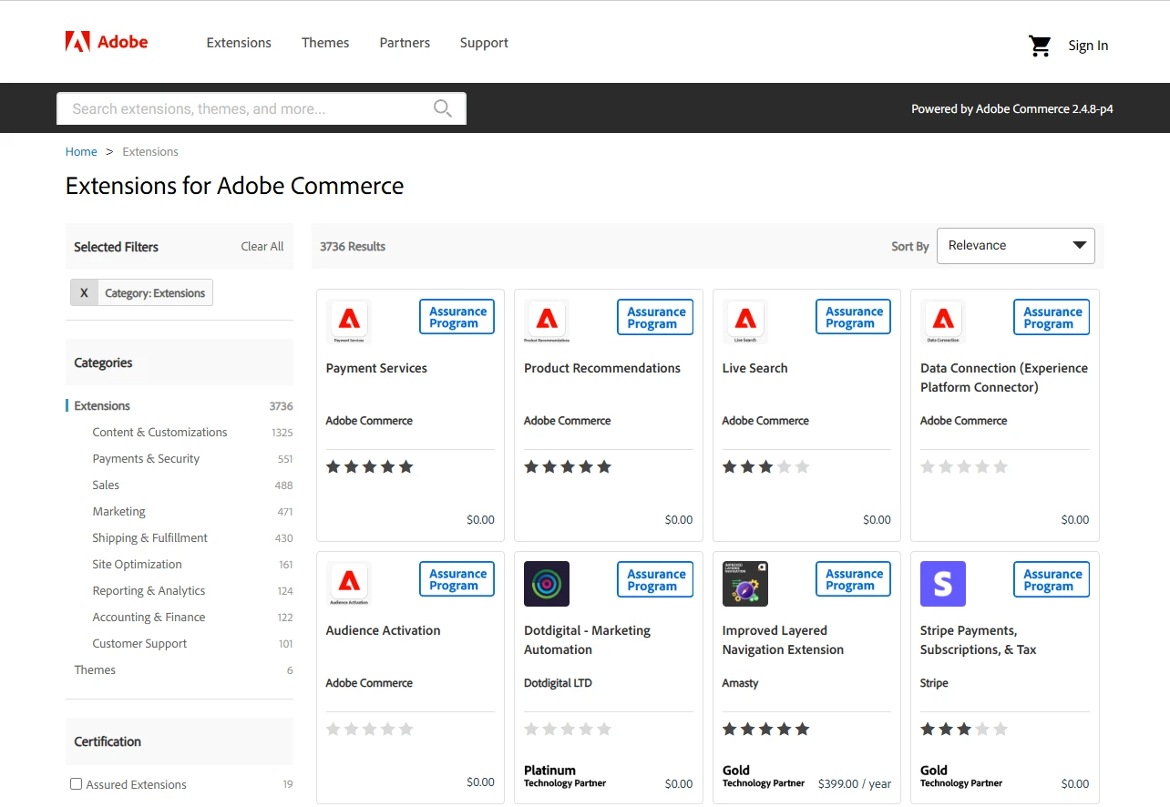 Magento extensions store
