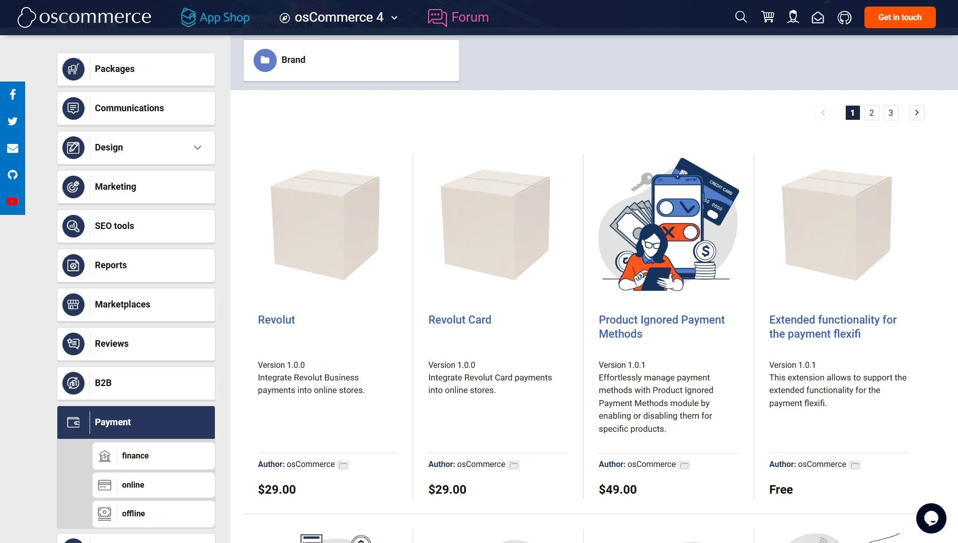 osCommerce payment gateway