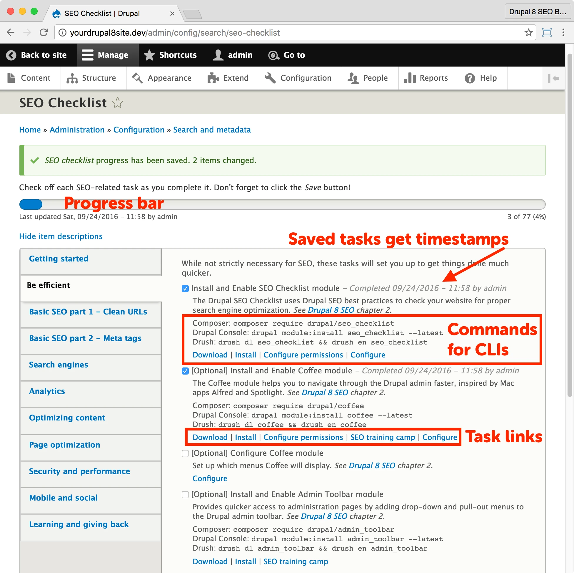 8 drupal seo checklist module
