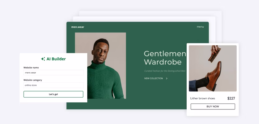Sitebuilder design flexibility