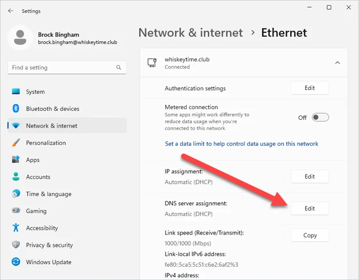 update-dns-settings