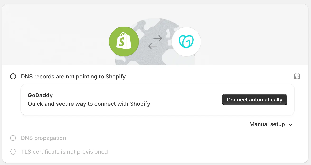 Select Connect automatically
