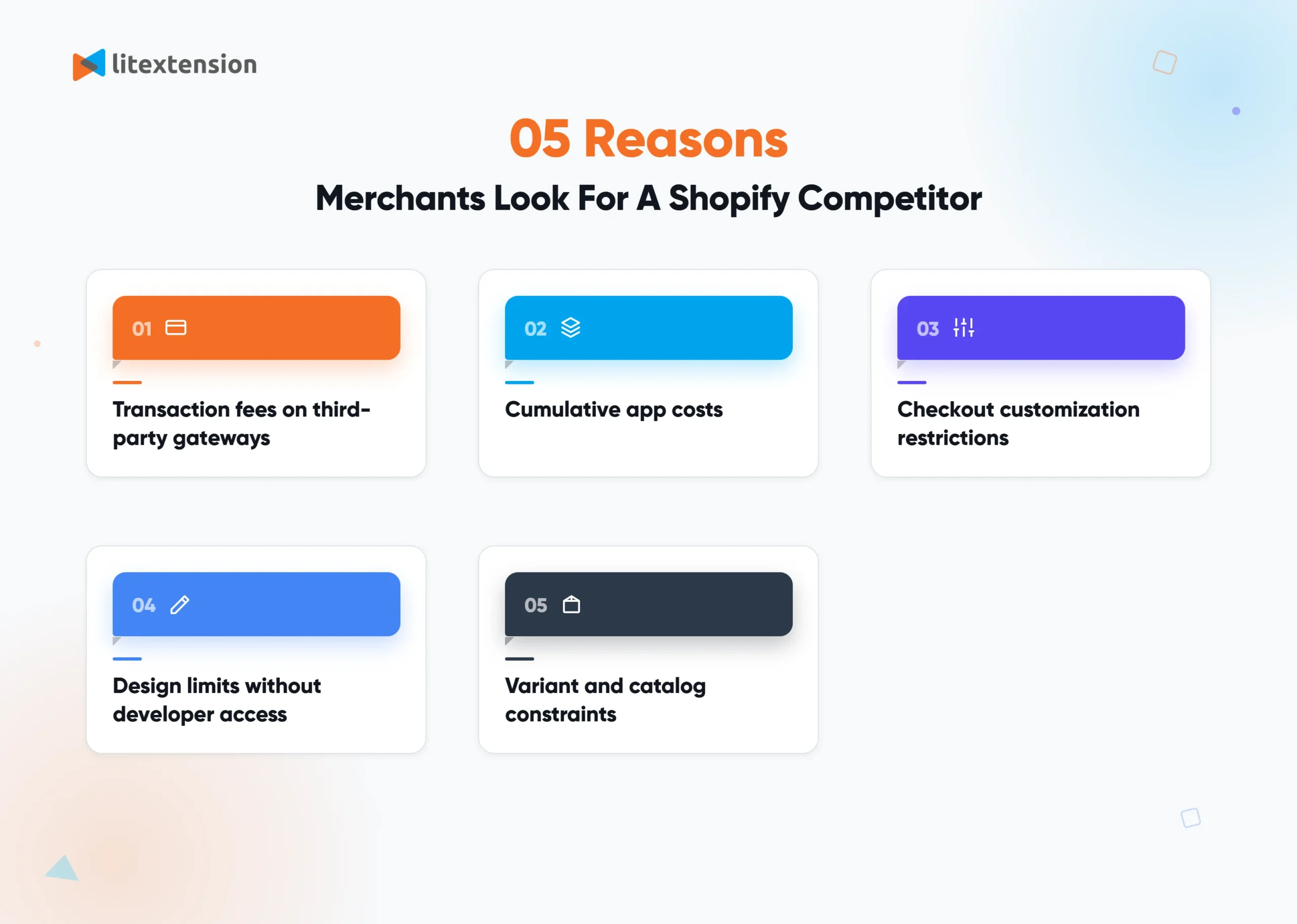 5 reasons merchants look for a Shopify competitor