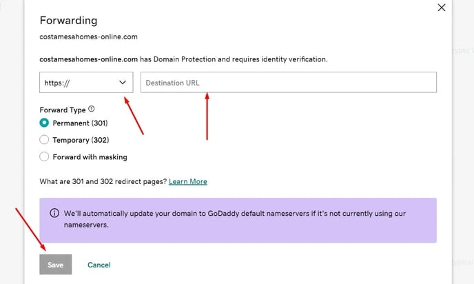 301-redirects-godaddy