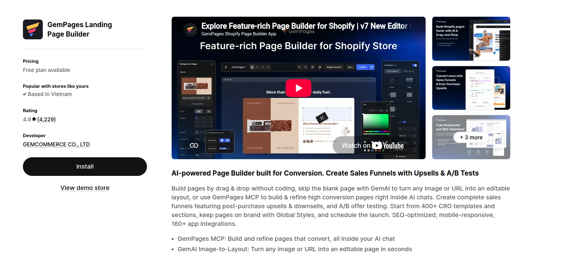 GemPages Page Builder