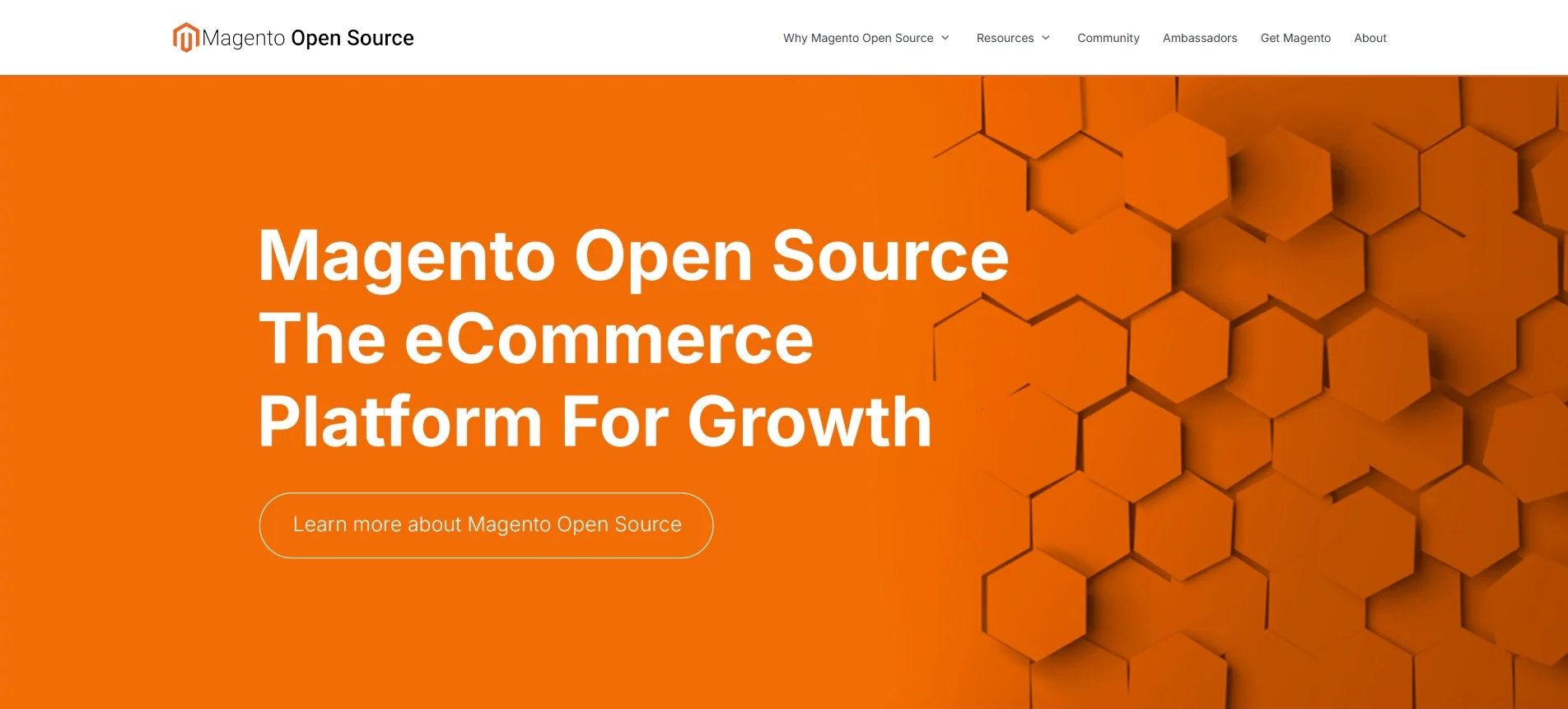 Magento Open Source website