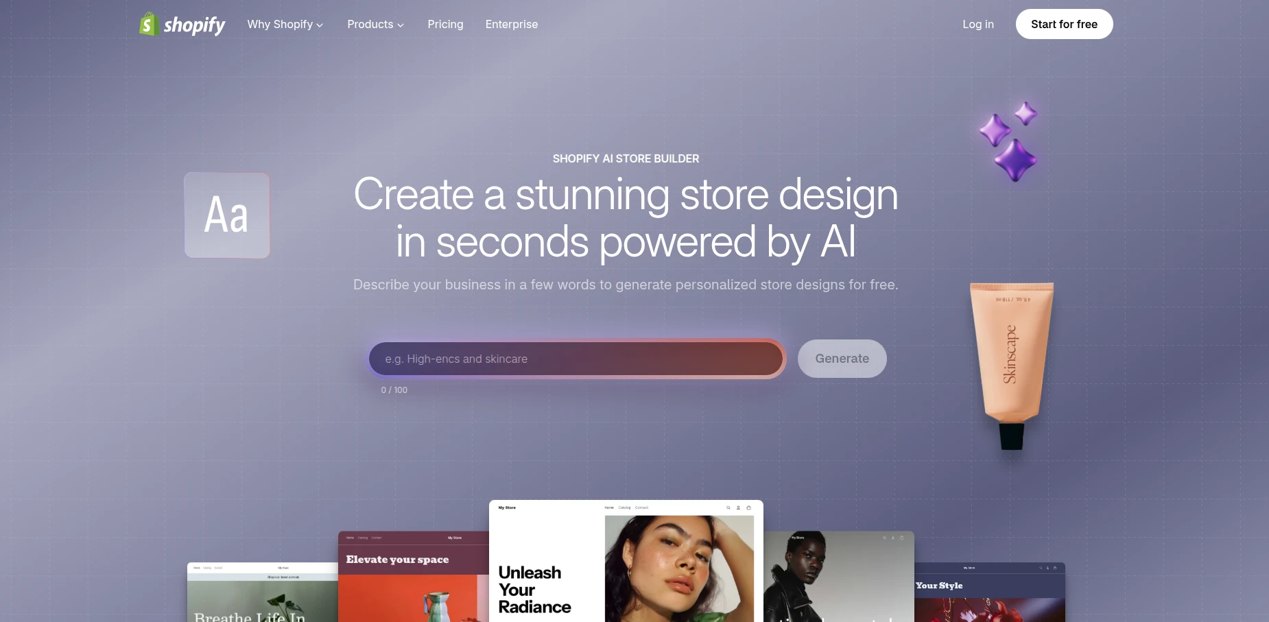 Shopify AI Store Builder