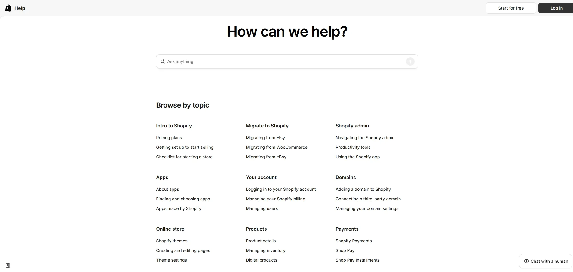 Shopify Help Center