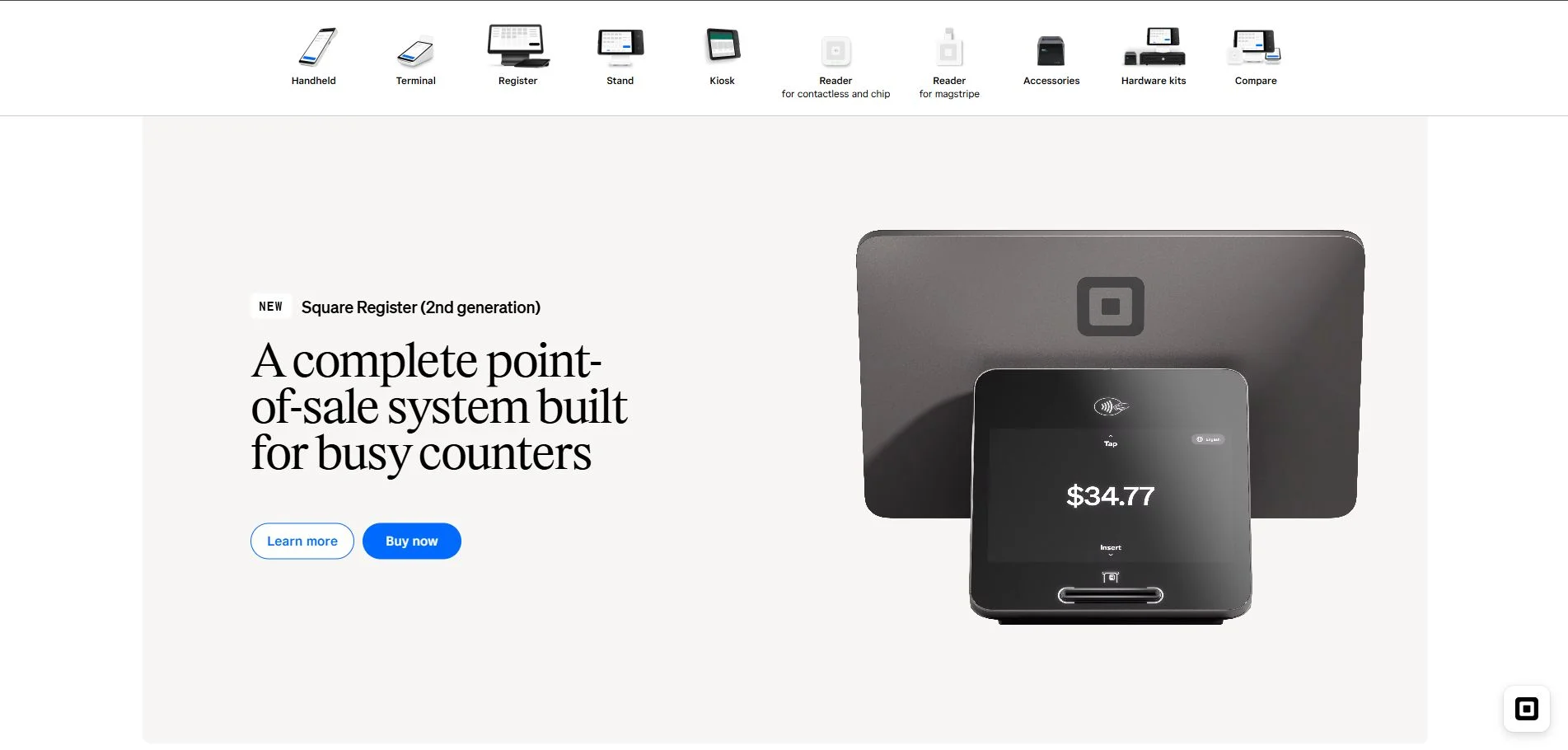 Square POS hardware