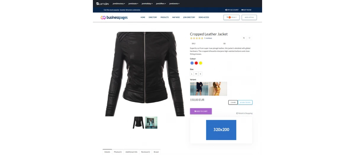 jomdirectory-cart-joomla-shopping-cart