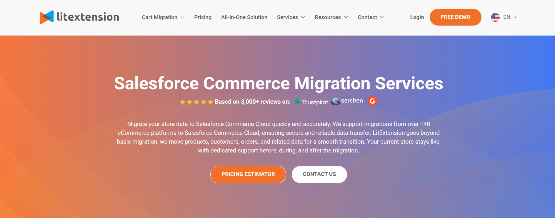 Salesforce migration service by LitExtension