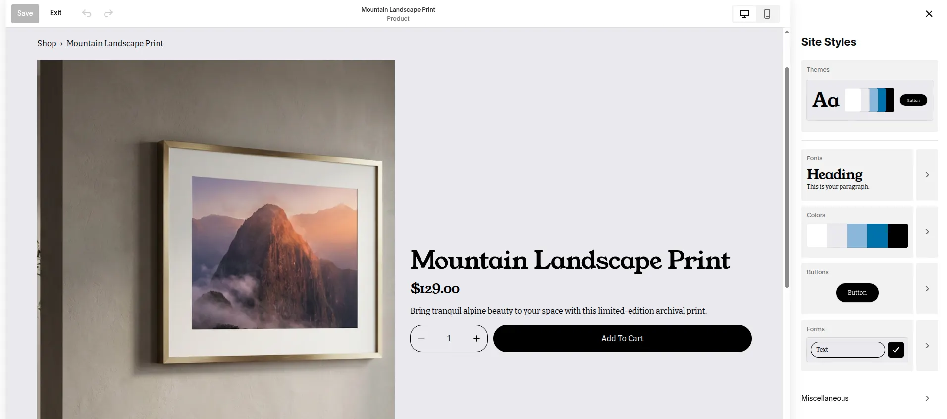 Design with Site Styles on Squarespace