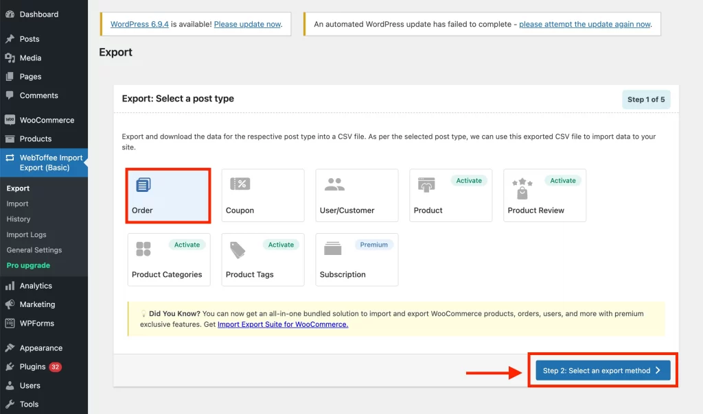 5 method 4 step 1 tipo de contenido
