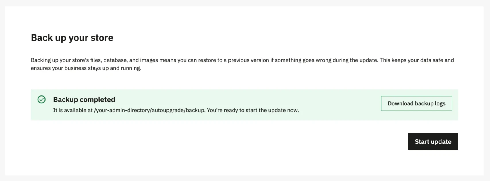 7 update-assistant-backup-complete