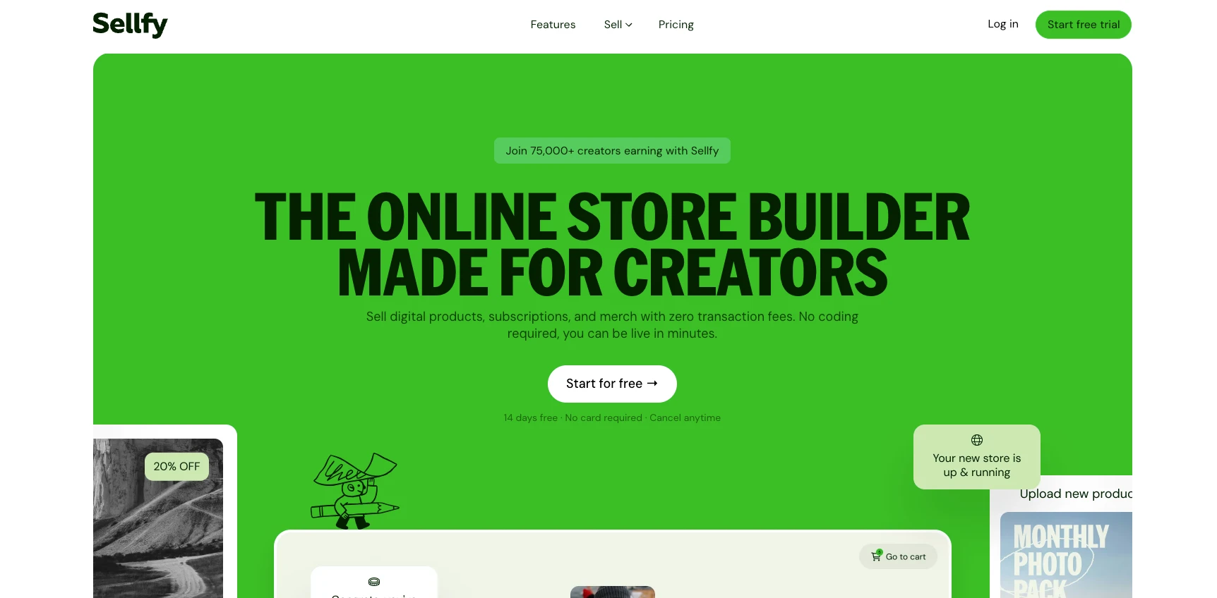 sellfy alternativas a shopify