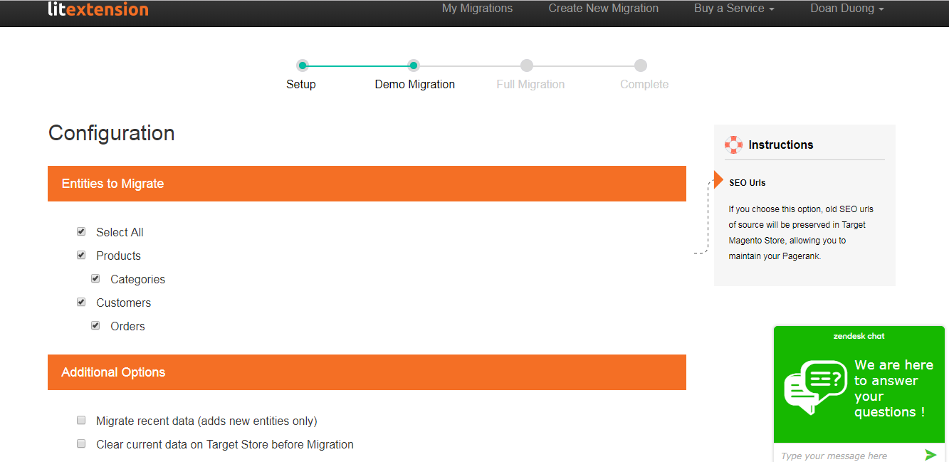 Demo Migration