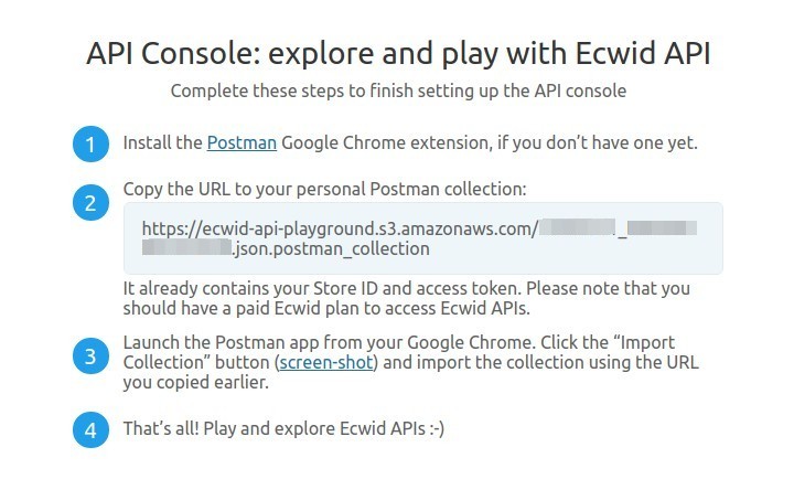 Ecwid API