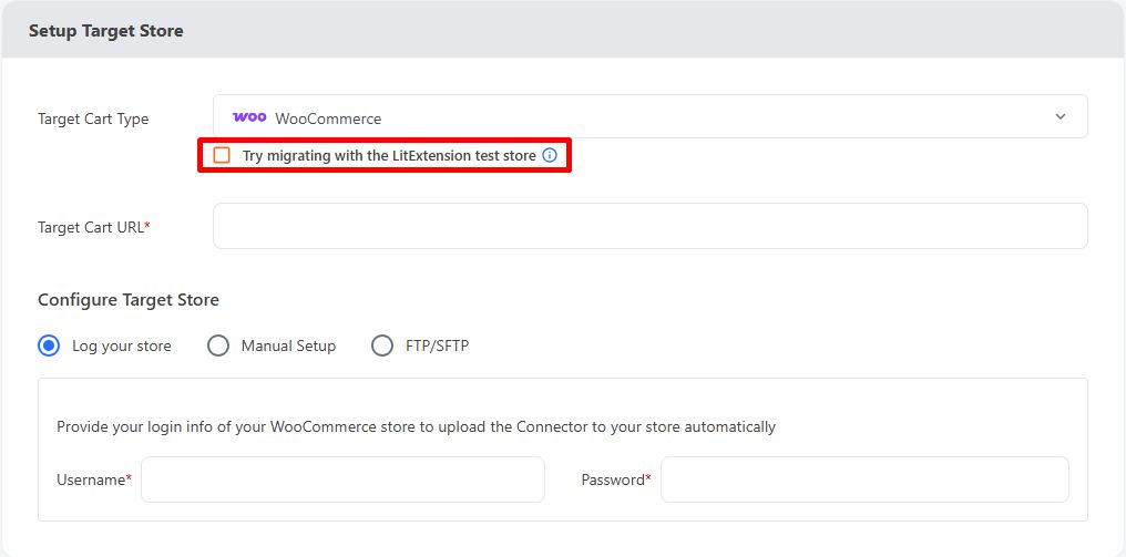 Migrate to LitExtension test store