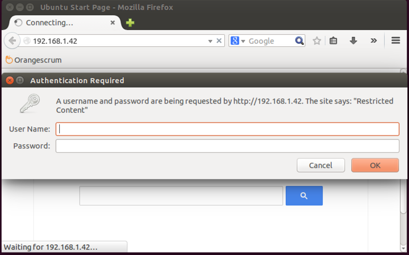 An example of Basic Authentication