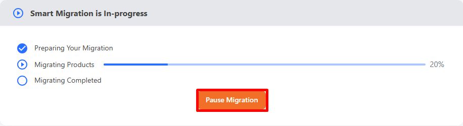 Pause migration