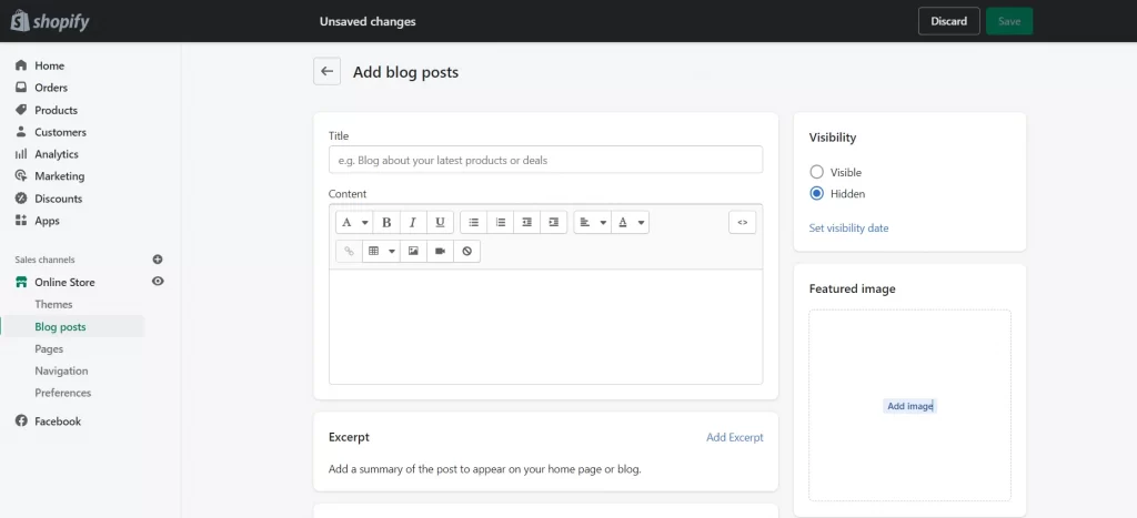 o shopify é bom: blogando
