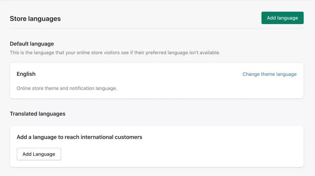 o shopify é bom: linguagem