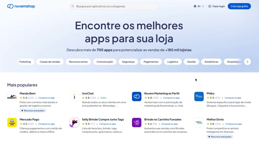 app store nuvemshop