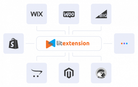 LitExtension's ecommerce platform migration services support many platforms