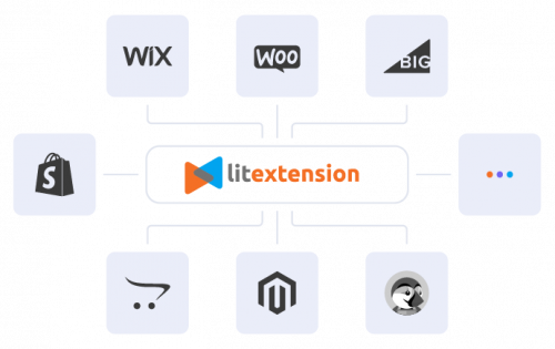 LitExtension's ecommerce platform migration services support many platforms