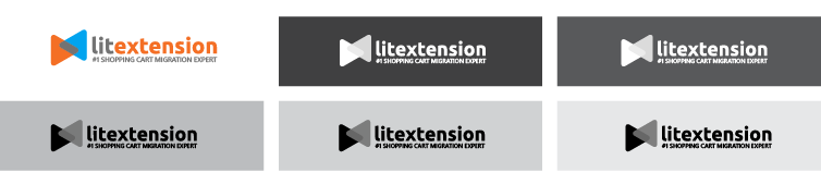 Different examples of LitExtension's logo