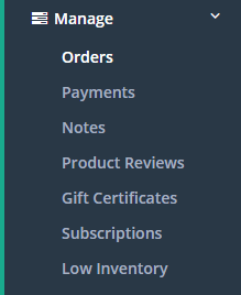 check number of orders on AbleCommerce