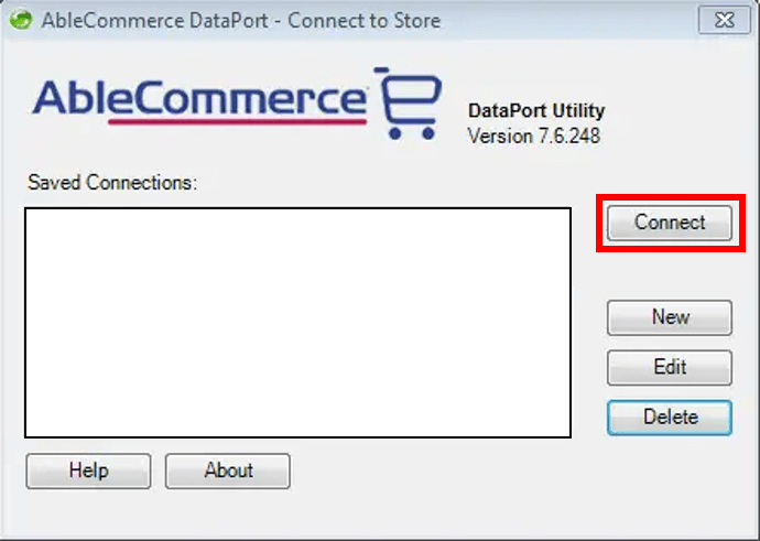 export data to CSV Files from AbleCommerce from 