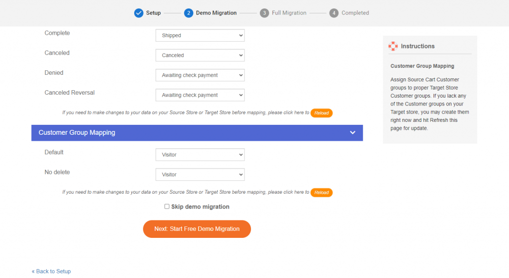 Demo Migration