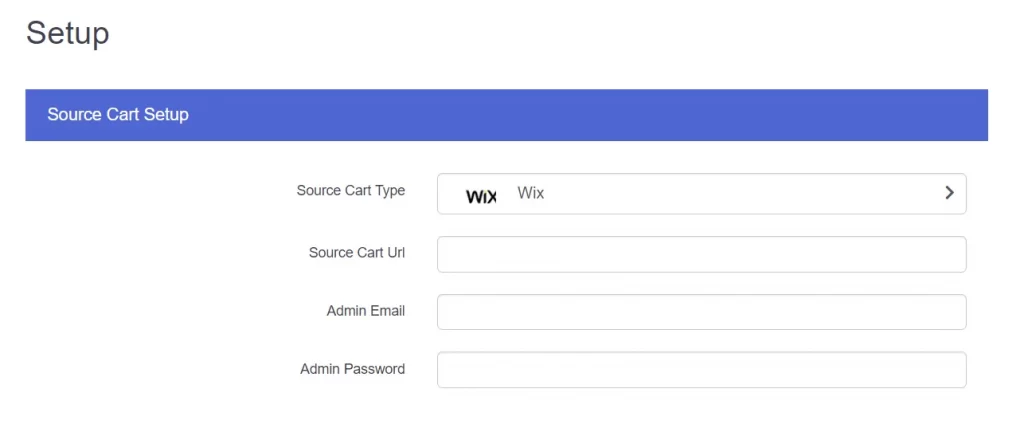 Set up Source Cart - Wix 