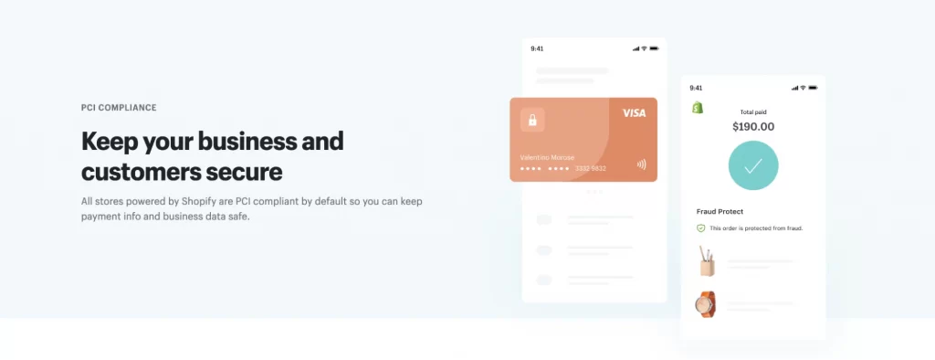 Shopify is PCI compliant