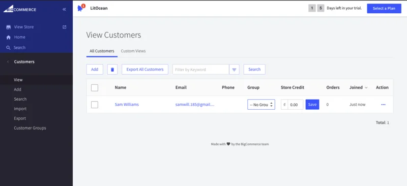 check number entities bigcommerce