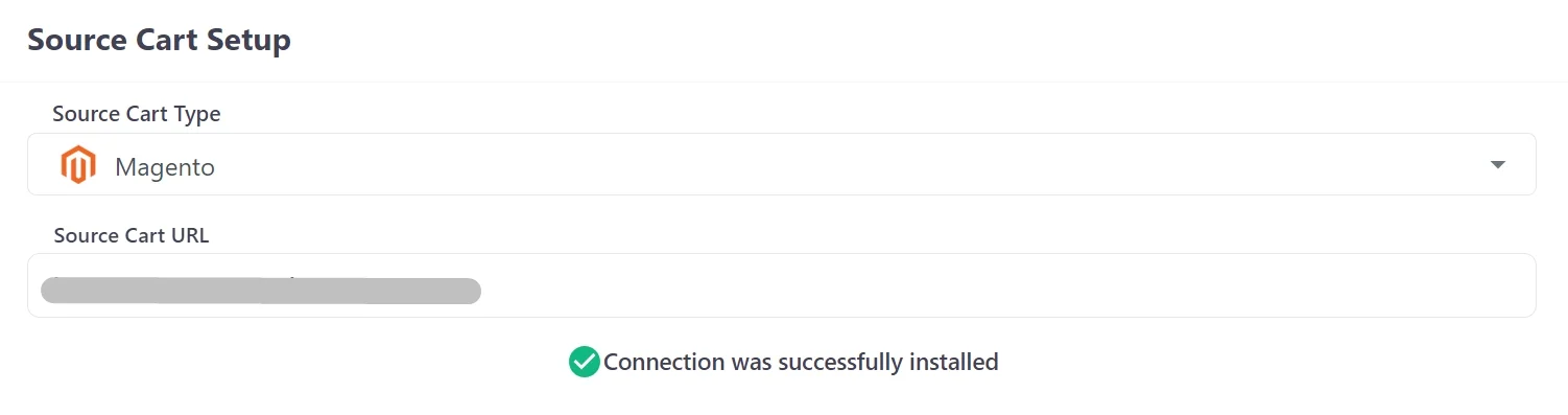 Setup Source Cart