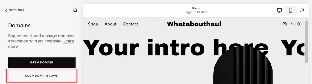 Move Your Domain from Wix to Squarespace