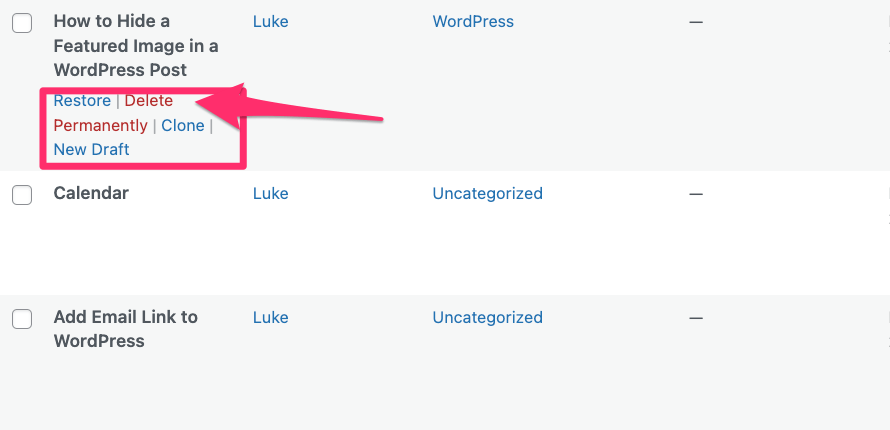 Clean up old data on your WordPress site