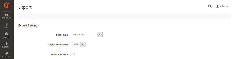 Export Magento Products