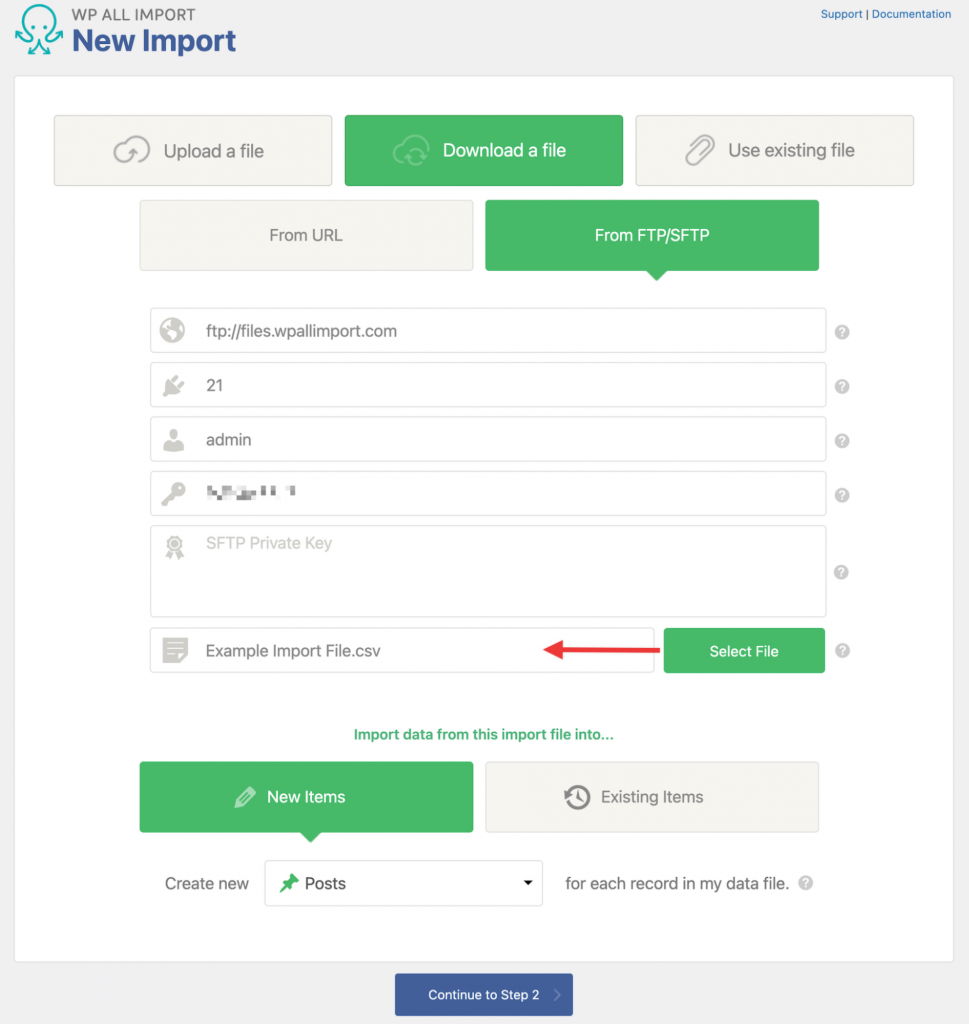 image2 Go to All Import → New Import and upload your CSV file.
