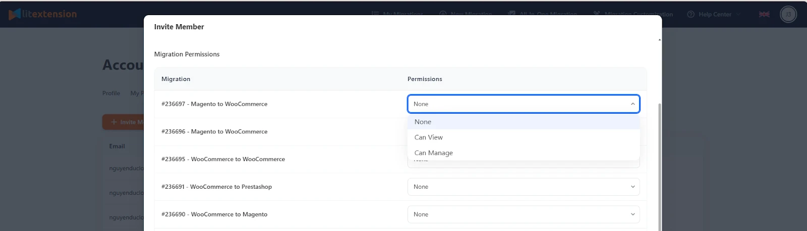 migration permission Migration permission LitExtension