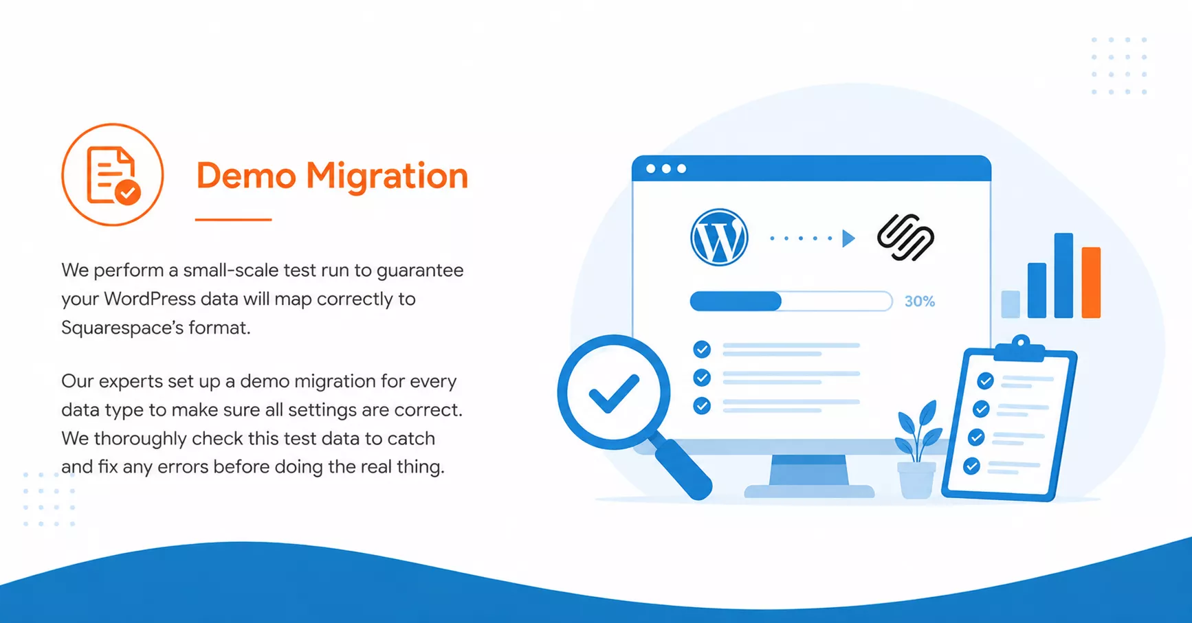run demo wordpress to squarespace migration Run Demo WordPress to Squarespace Migration