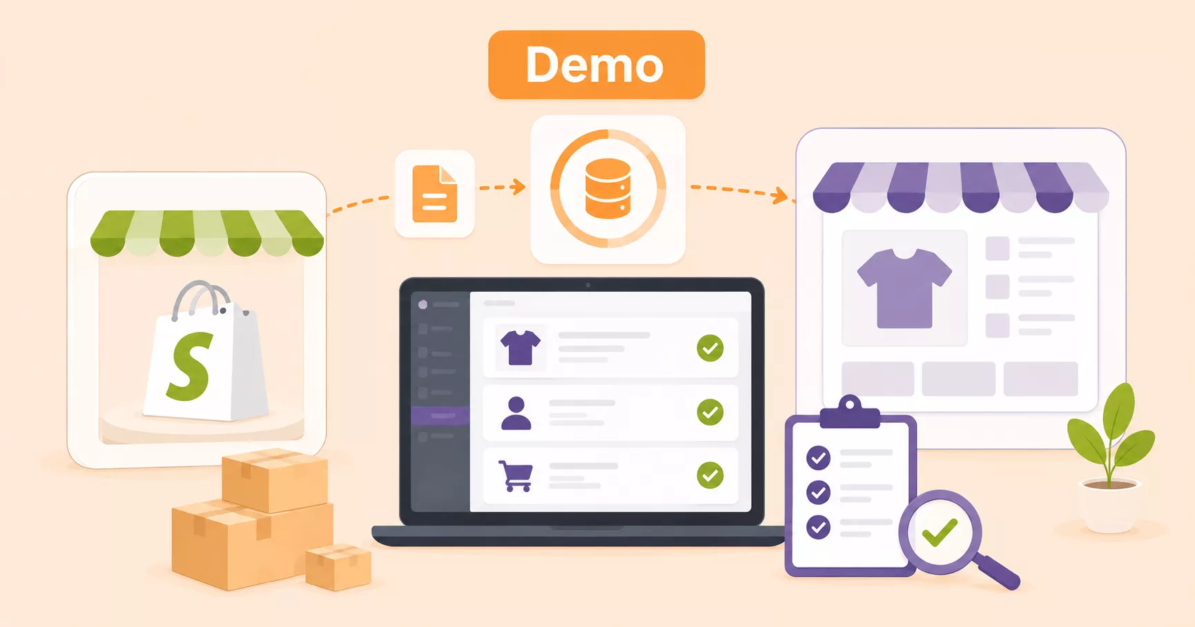 shopify to woocommerce demo migration Shopify to WooCommerce Demo Migration